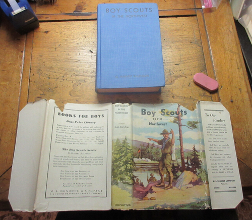 Boy Scouts in the Northwest; or Fighting Forest Fires Ralpheson Dust Jacket DJ
