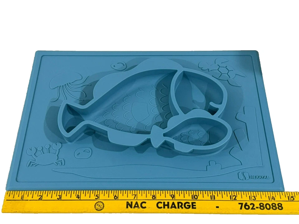 Juego de 4 tapetes placa de succión 100% silicona con mantel individual incorporado Foto 4 de 4