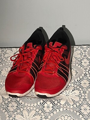 Men's 2017 Nike Flex Train Aver Red/Black Running Training Shoes US 11