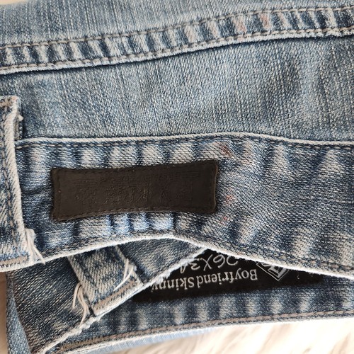 Rock & Roll Cowgirl Damen Tall 26x34 Patchwork Distressed Denim Jeans Raw Hem - Bild 12 von 13