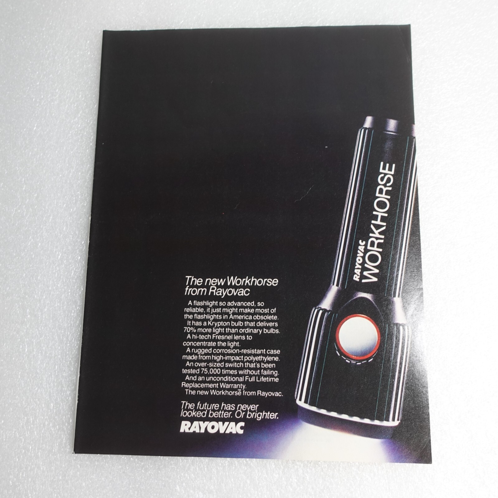 Vintage Print Ad Rayovac Workhorse Flashlight Sports Illustrated May 28 ...