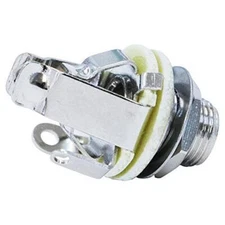 2 Pack of Pure Tone Full-contact Output Jack for Guitar/Bass, with Mounting