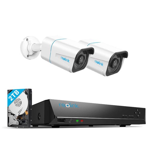 Reolink 4K PoE Security Camera System Person Vehicle Detection 8CH NVR 2TB HDD - Afbeelding 14 van 20