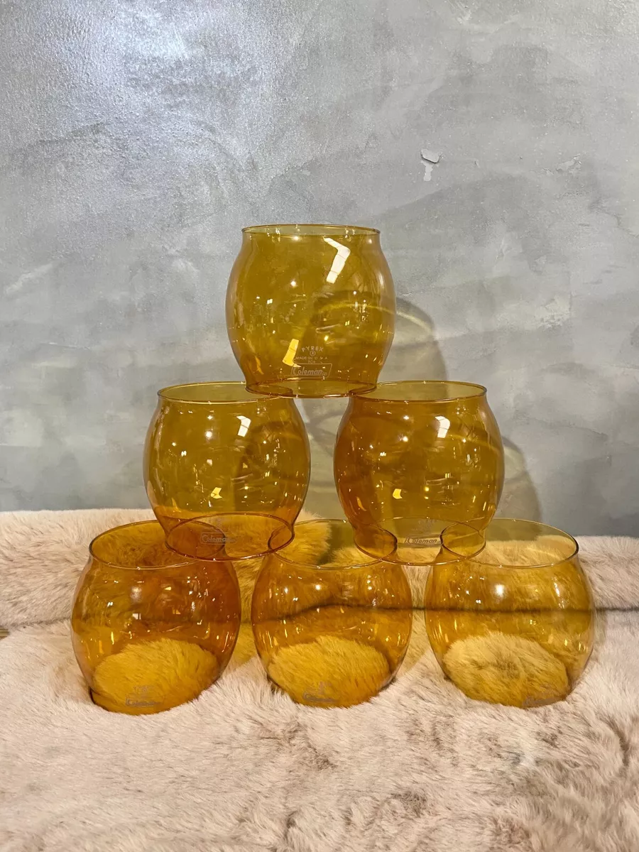 Amber Glass Globe for Coleman 200a 242 249 Lantern Reproduction Borosilicate