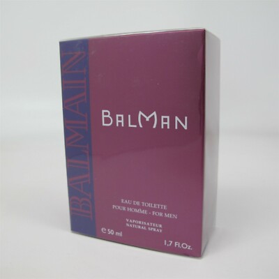 BALMAN POUR HOMME by Balmain 50 ml/ 1.7 oz Eau de Toilette Spray NIB