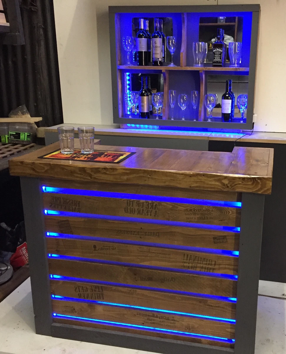 Mini bar with led lights deals