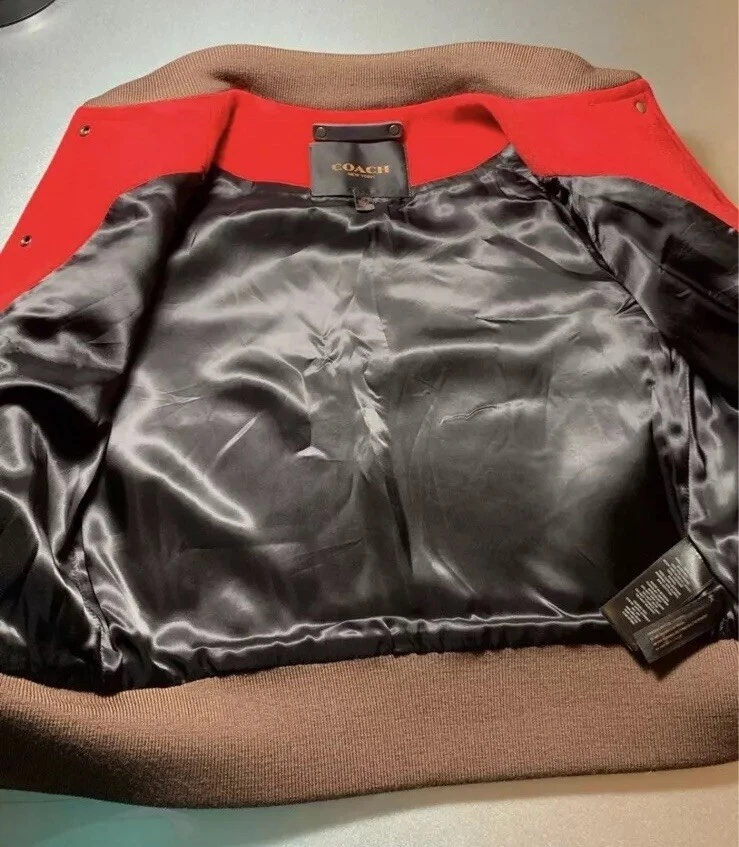 Deadstock COACH Giacca Bomber Lana Taglia XS (Made in Italy)