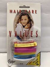 Vintage 1990's Hair Clip barrettes pink purple teal yellow pastel Philips Goody