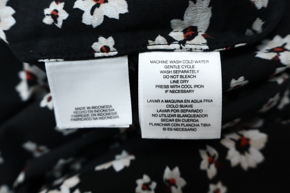 JONES NEW YORK Women's Polyester 2Way Sleeve Blouse Floral Multicolor