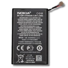 GENUINE Nokia BV-5JW Battery for Nokia Lumia 800 and Nokia N9 (1450mAh) - NEW !