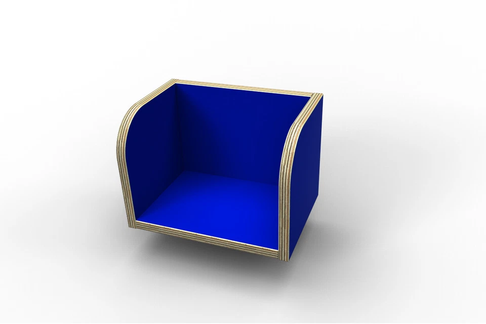 Tool T3 Bücherboard für den Tisch "growing table" - enzianblau NEU !!!