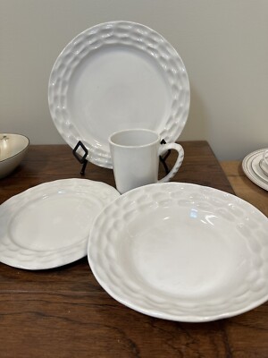 Michael Wainwright Truro Origin White 4 Piece Place Setting Michael Wainwright Truro Origin White 4 Piece Place Setting