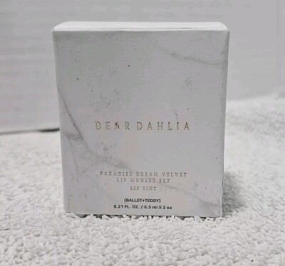 Dear Dahlia Paradise Dream Velvet Lip Mousse 0.21 fl oz 2 pk (Ballet + Teddy)