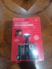 NOS/NEW Sealed Vintage GE FM Stereo Headphone Radio 7-1290S New Old Stock