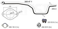 Ernst 305471 Abgasrohr FüR Ford