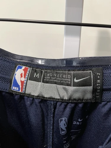 Nike Dallas Mavericks Authentic Shorts Blue Alternate Nike Sz M + 2 Length image 4