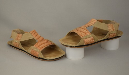 Seltene JIL SANDER flache Sandalen Krokodil Reptil Leder Schuhe US 6 UK 4 EU 37,5 - Bild 7 von 12