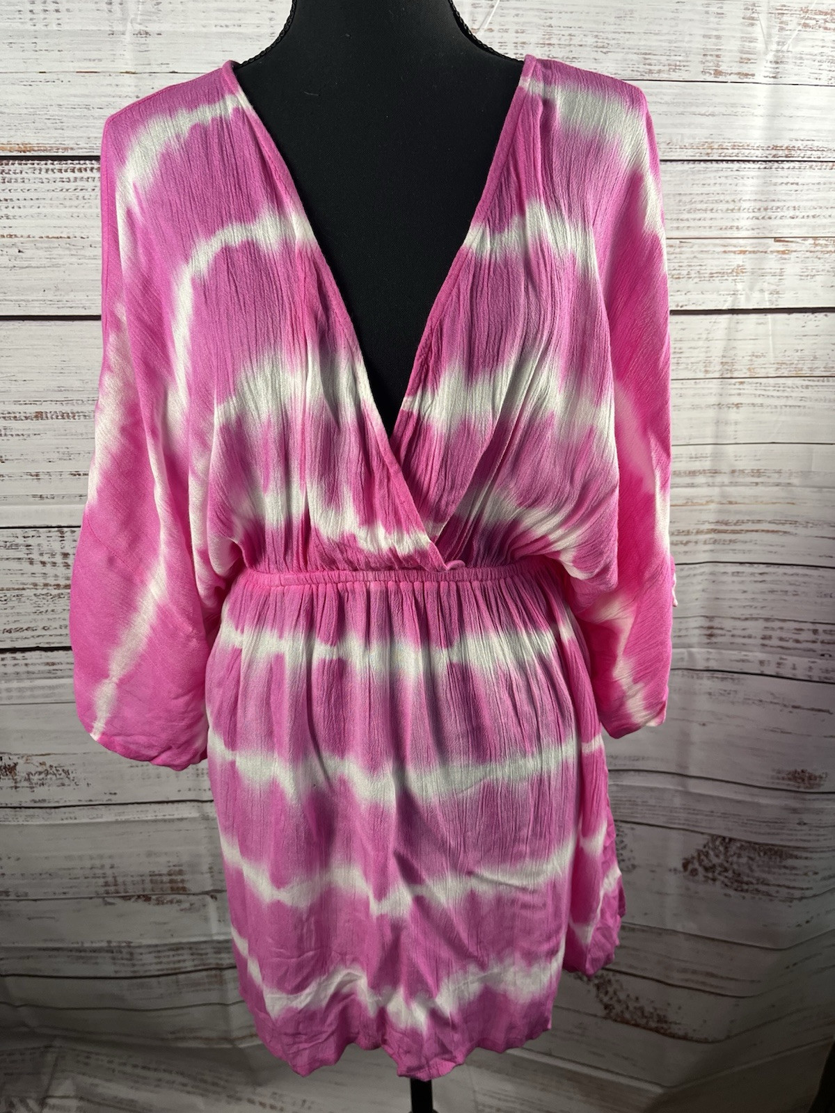 Simply Southern Blouse Women XL Pink Shirt Business Pullover Short Sleeve