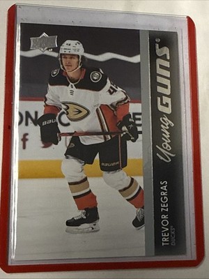 2021-22 UDC Trevor Zegras Young Guns Rookie Card #232