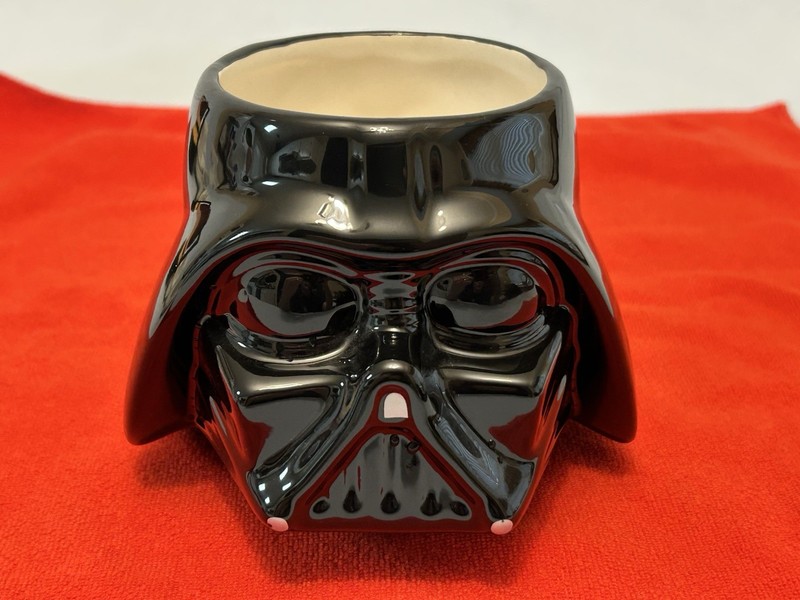 Star Wars Darth Vader 3D Sculpted Ceramic Mug Black Helmet Cup – Collectible