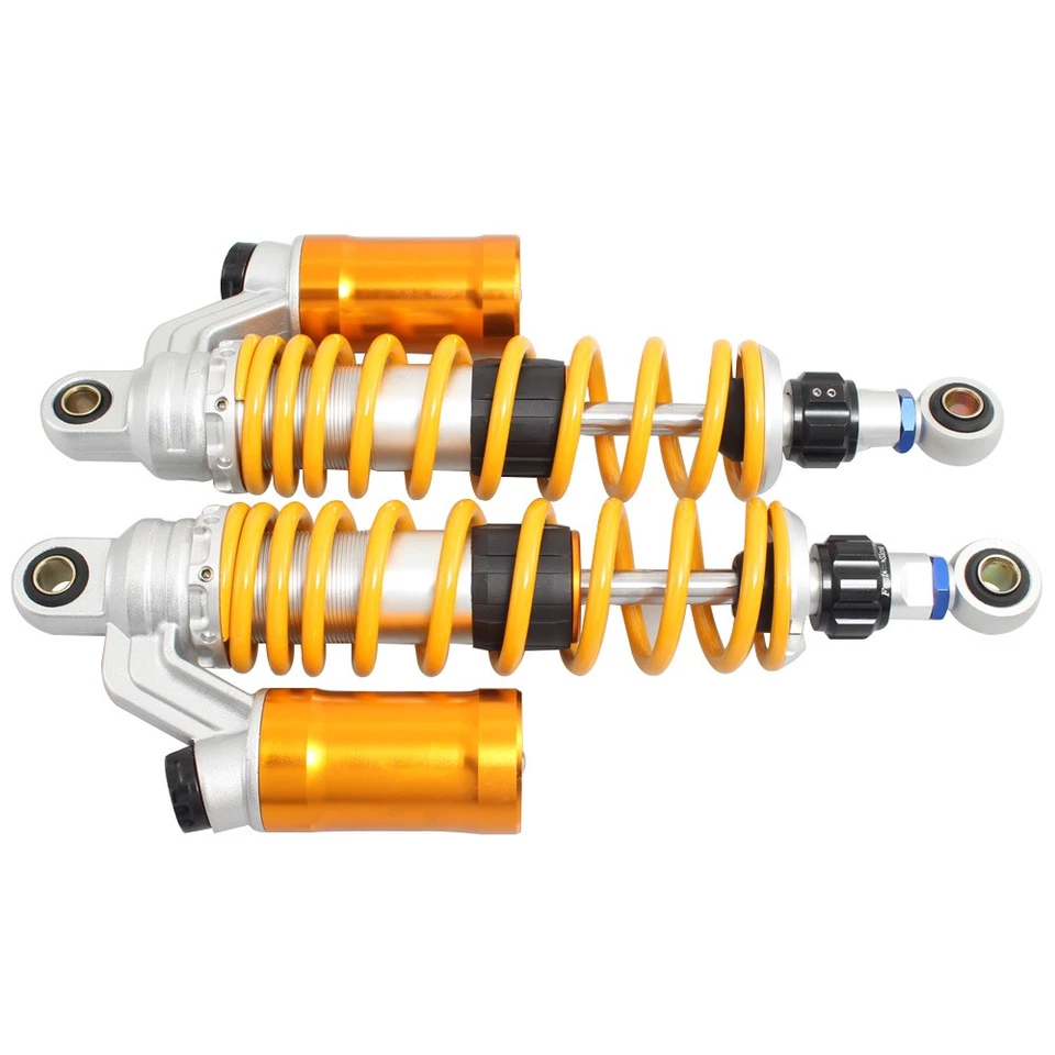 Amortecedores de ar suspensão traseira 13" ouro universal para Suzuki Yamaha Honda - Imagem 4 de 4