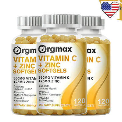 3X Vitamin C + Zinc Complex Promote Absorption Immune Support & Antioxidant