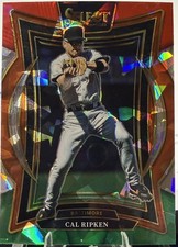 2025 Select Baseball #50 Cal Ripken Cracked Ice Prizm Orioles Red White Green 