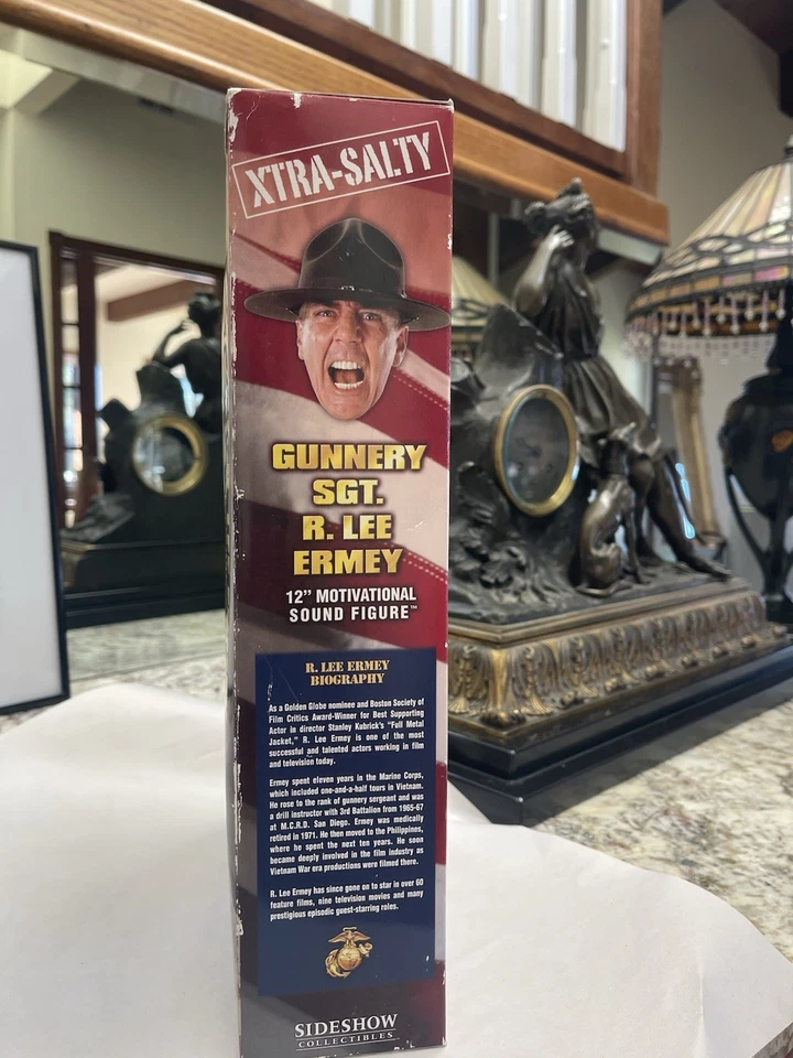 Gunnery Sgt. R. Lee Ermey 2003 Xtra Salty Emrey Taladro Instructor 12 En Funciona Cus Foto 3 de 4