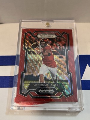 2024 Panini Prizm Draft Picks - Patrick Mahomes II #61 Ruby Wave Prizm