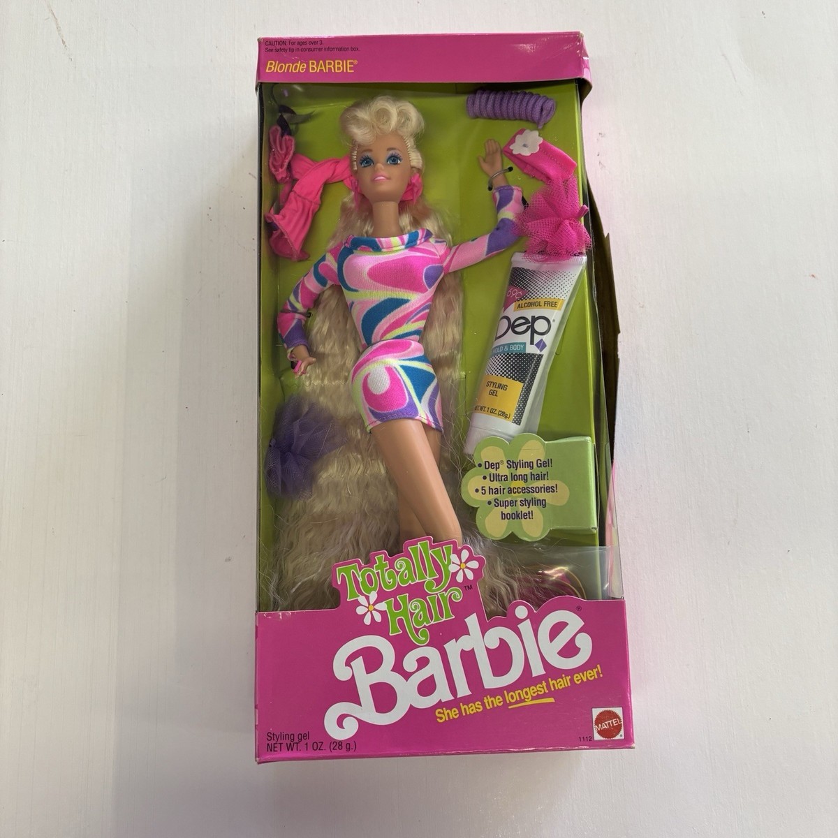 VERSUSバービー Totally Hair Barbie 1112 Mattel 1991 | eBay
