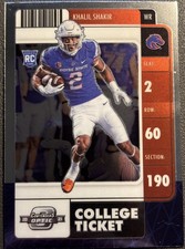 2022 Panini Contenders Optic Khalil Shakir #31 Boise State ROOKIE Card!