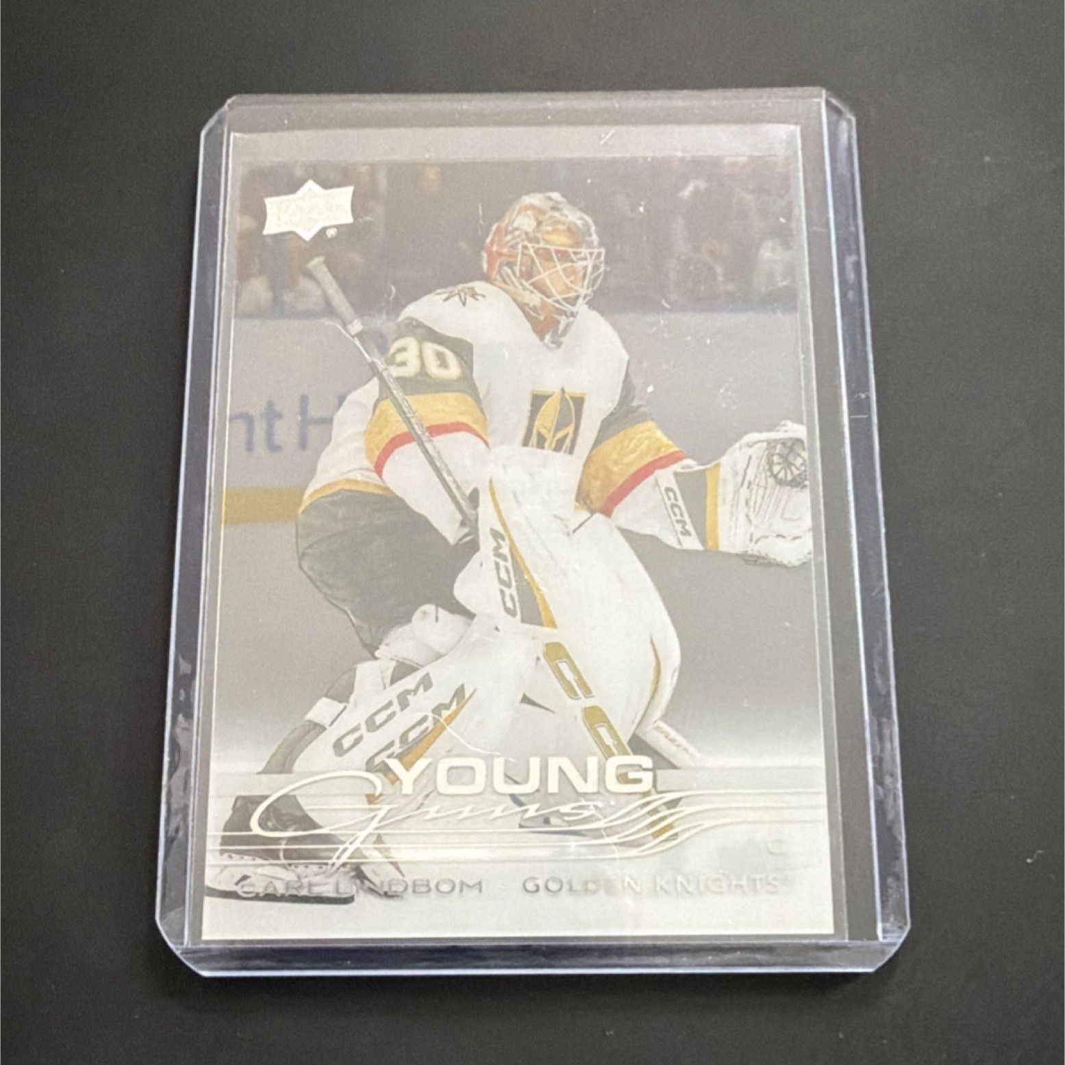 Upper Deck 2025-26 Young Guns Clear Cut #464 Carl Lindbom Vegas