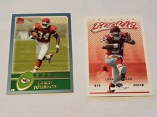 Larry Johnson 2 Card Rookie Lot 2003 Topps  + MVP