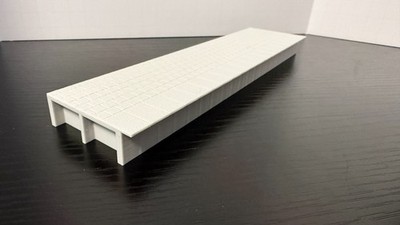 HO Scale Station Platform for Passengers - 7 7/8'' Long