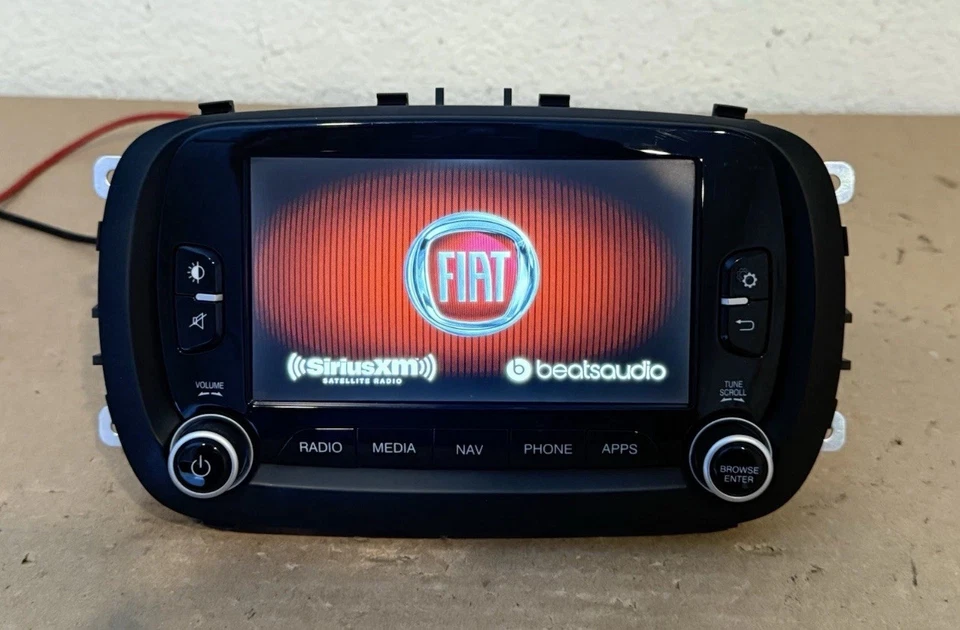 2016 2017 FIAT 500X PAINEL FRONTAL MAPA DE NAVEGAÇÃO APLICATIVOS TELA DE EXIBIÇÃO DE RÁDIO VP4 FABRICANTE DE EQUIPAMENTO ORIGINAL - Imagem 3 de 4