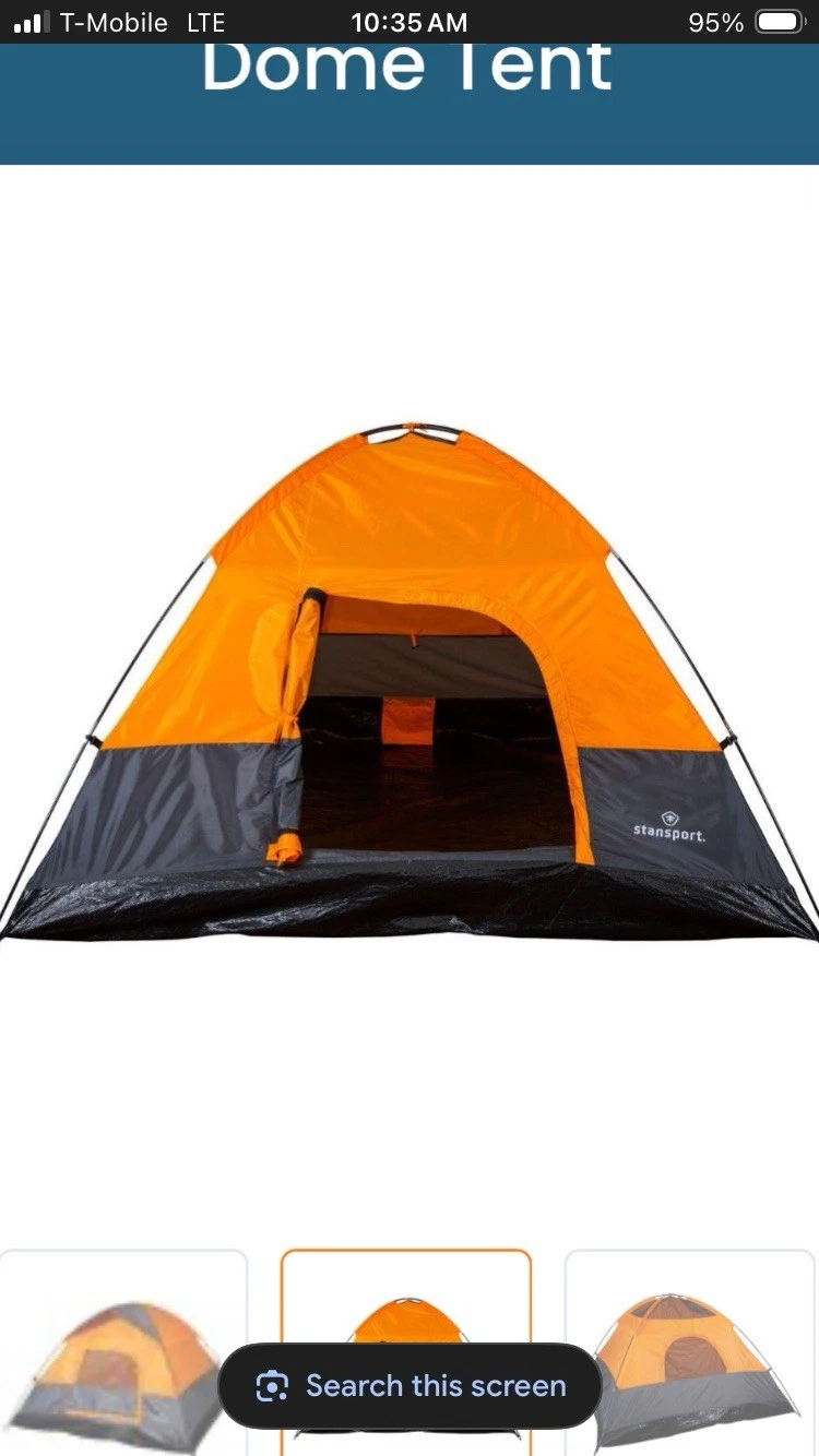 Stansport 2 Person Dome Tent
Opens in a new window or tab