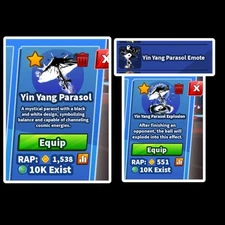 Roblox   Blade Ball   Yin Yang Parasol Set   (READ DESCRIPTION‼️)