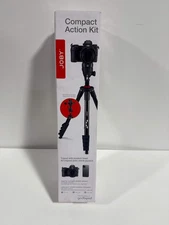 No Camera Mount Plate JOBY - Compact Action Smart 61" Tripod Kit - Black