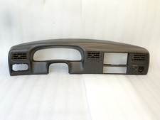 99-04 Oem Gray Gauge Cluster Bezel With Ac Vent Ford F250 F350 Super Duty