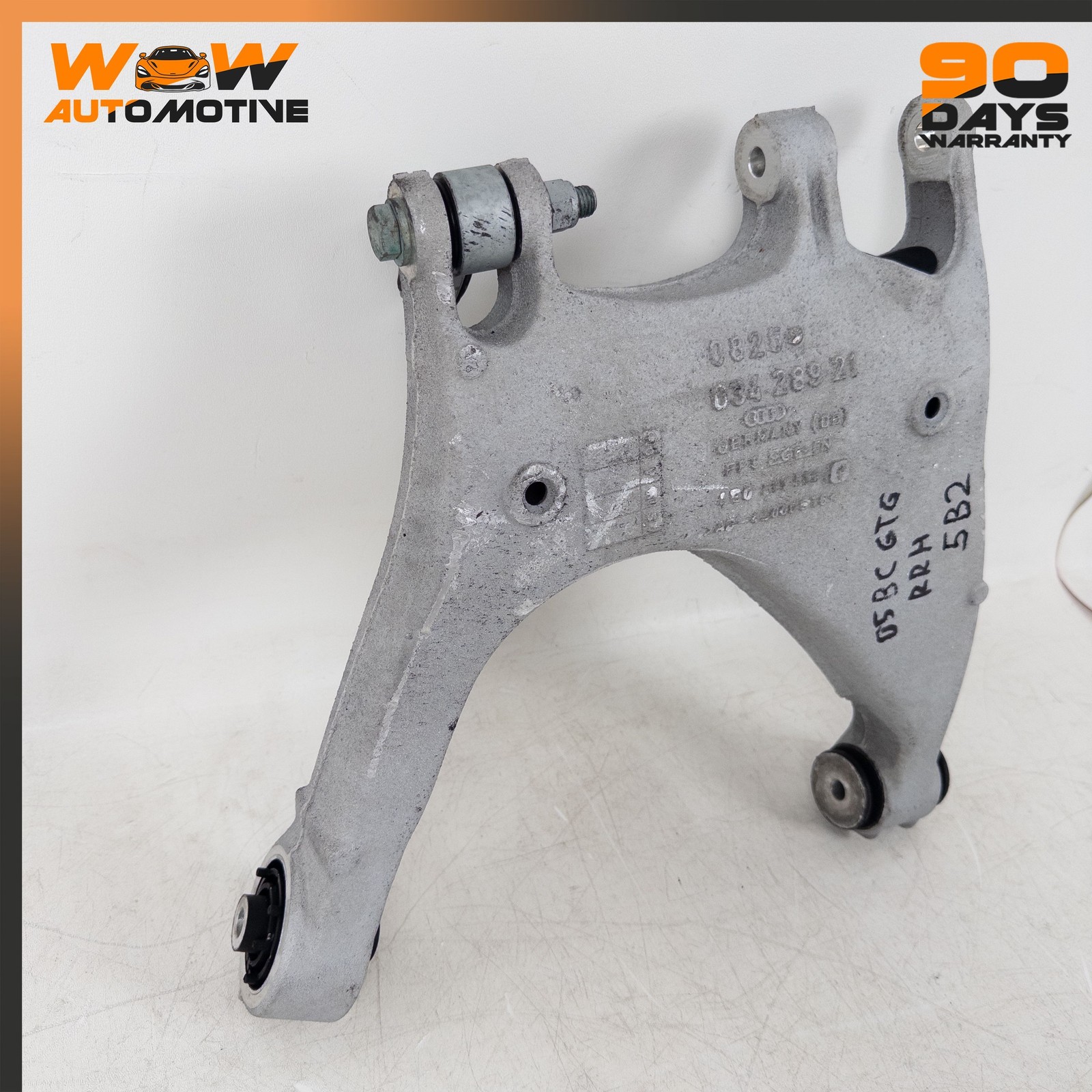 04-10 BENTLEY CONTINENTAL GT REAR RIGHT PASSENGER SIDE LOWER CONTROL ARM OEM