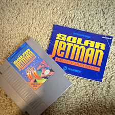 Tradewest Solar Jetman: Hunt for the Golden Warpship NES 1990 NTSC Manual
