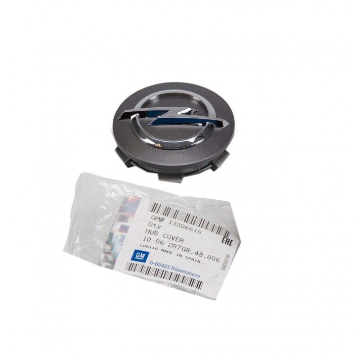 Enjoliveur cache jante noir mat de 60mm pour Opel Adam Corsa Meriva Zafira