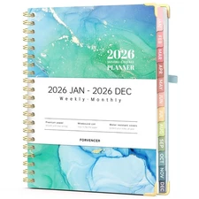 2026 Planner, Weekly and Monthly Calendar Planner for Women, Jan 2026 - Dec 2...