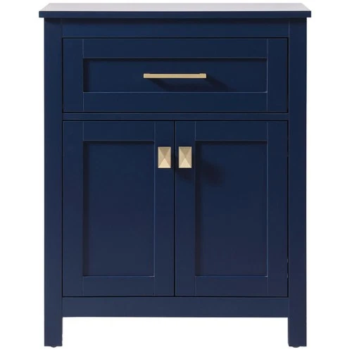 Elegant Lighting SC012430BL Adian Blue Bathroom Storage Cabinet - Picture 1 of 11