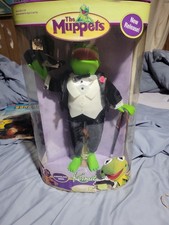 Muppets KERMIT THE FROG 12" Porcelain Doll Brass Key Celebrating 25 Years 2006