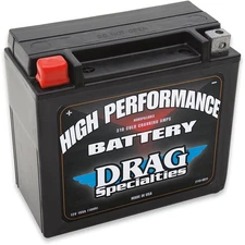 Drag Specialties AGM Battery YTX20H For Harley XL 86-96
