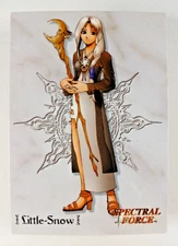Little Snow #7 - Spectral Force card (1999, Japan) PS1 RPG, Idea Factory