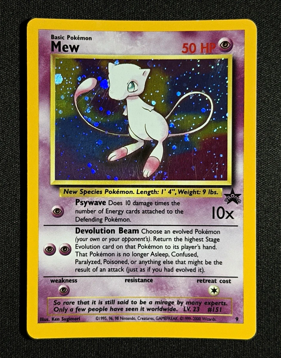 25+ Wizards of the Coast Mew Pokémon TCG Individual Trading Card