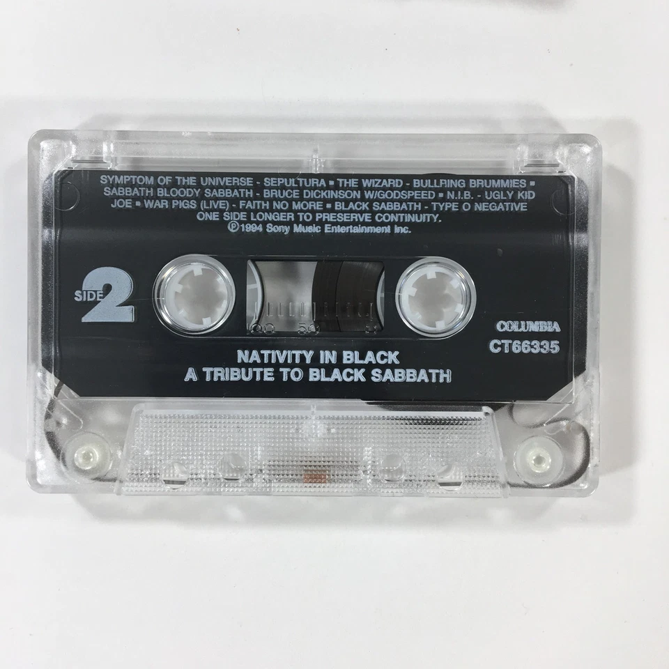 Nativity In Black A Tribute To Black Sabbath Cassette Tape 1994 Heavy Metal Foto 3 de 4