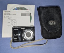 Fujifilm FinePix Series AX560 5X Zoom 16MP Digital Camera Black NO SD CARD 
